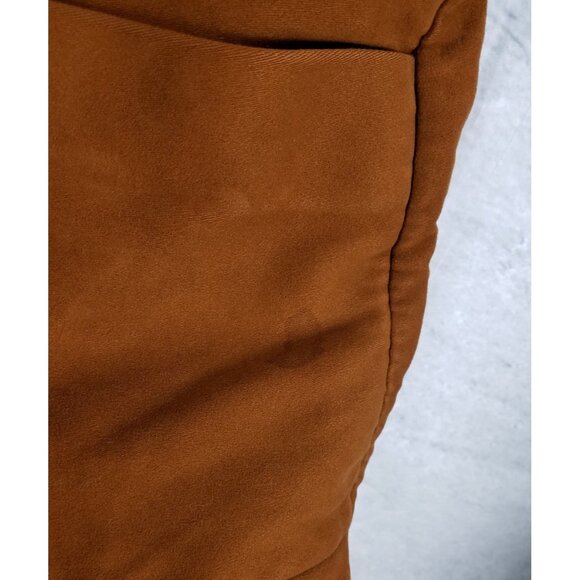 Betty Rose Montoro Suede Large L Soft Deep Harvest Orange Brown Coat Vintage - Picture 8 of 12